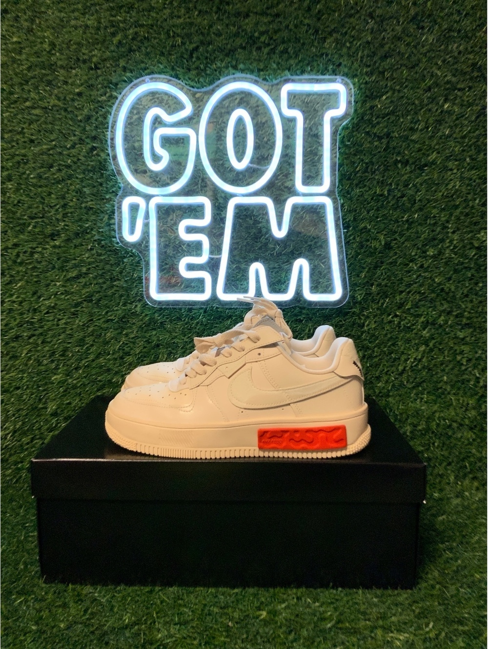 Nike Air Force 1 Fontanka Sample Pearl White Red Women’s Size 7 Rare